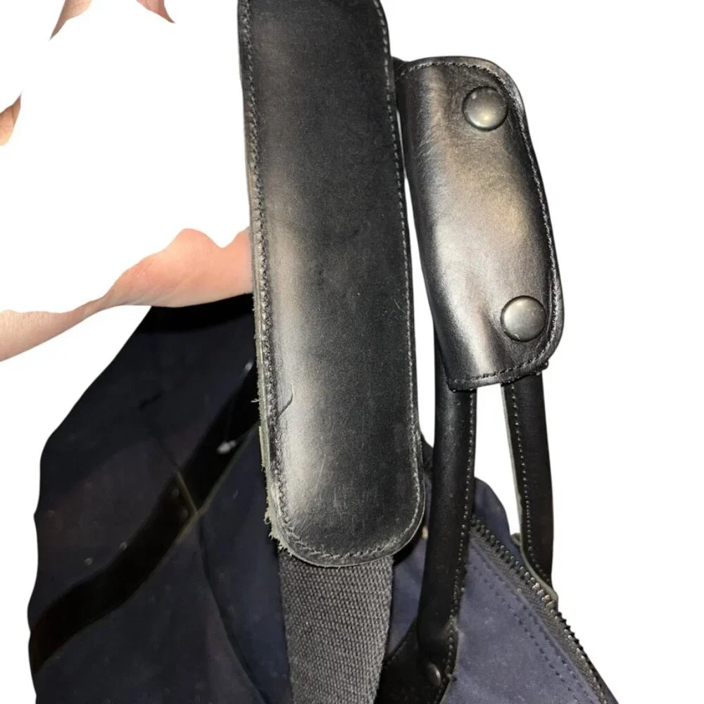 Dry Goods and Mens Furnishings by J. Crew navy blue duffel weekender suitcase ba